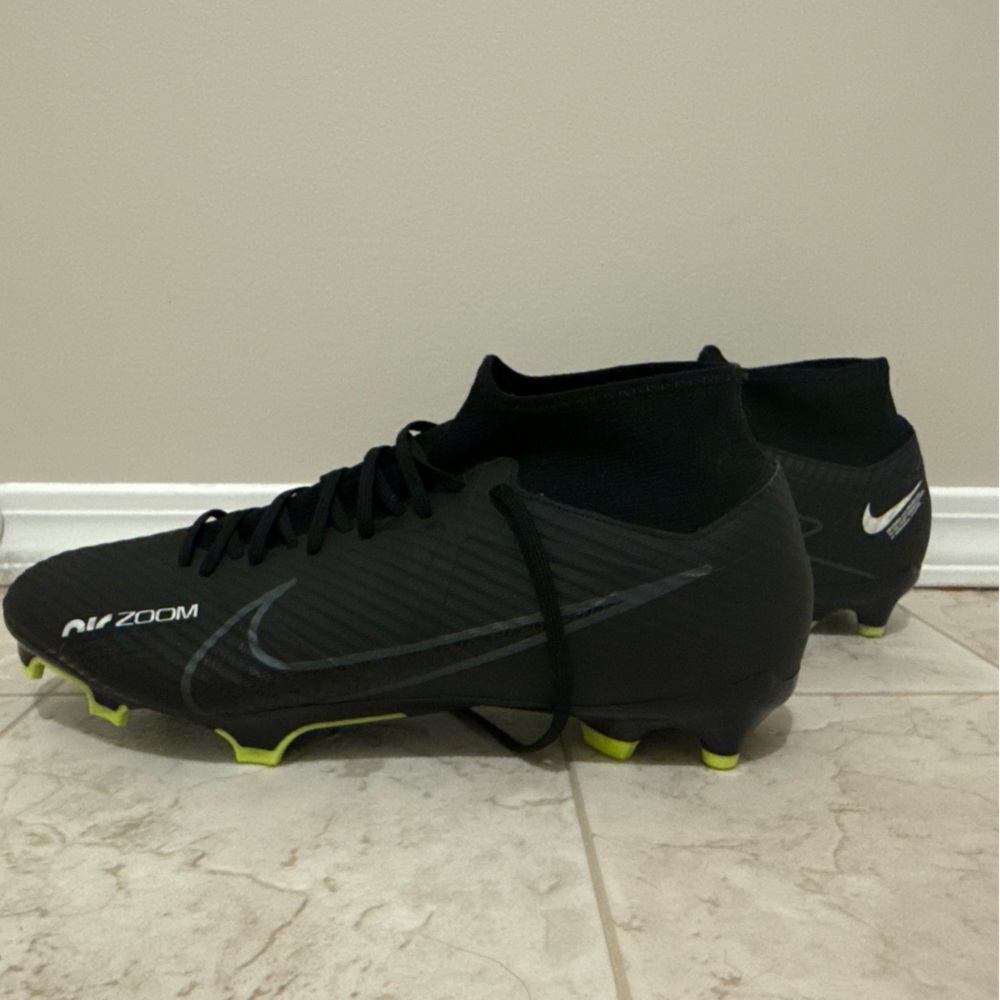 Nike Air Zoom Mercurial Superfly 9 Elite FG Black Shadow Men’s Size 11.5